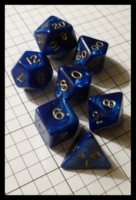 Dice : Dice - Dice Sets - Crystal Caste Blue Swirl - Ebay Jul 2012